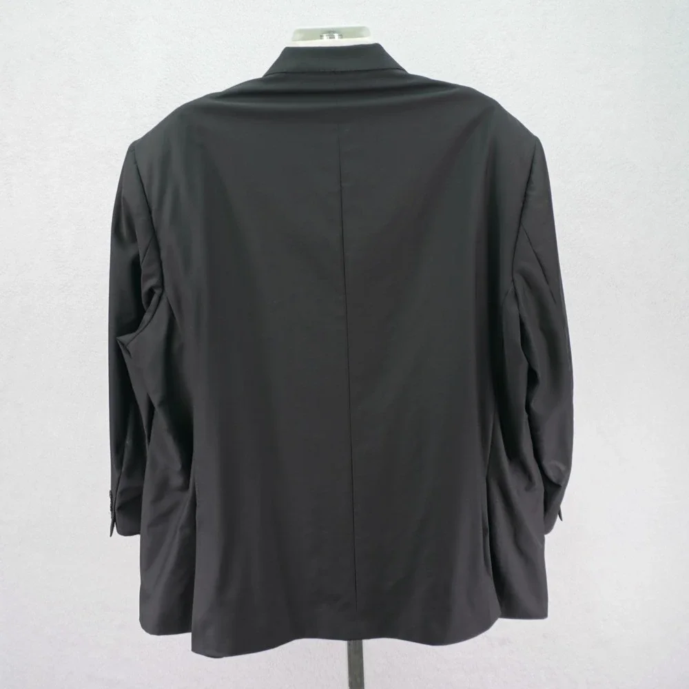 Pronto Uomo Signature Italy Black Super‎ 120s Wool Blazer 56L / Slim Fit 58L